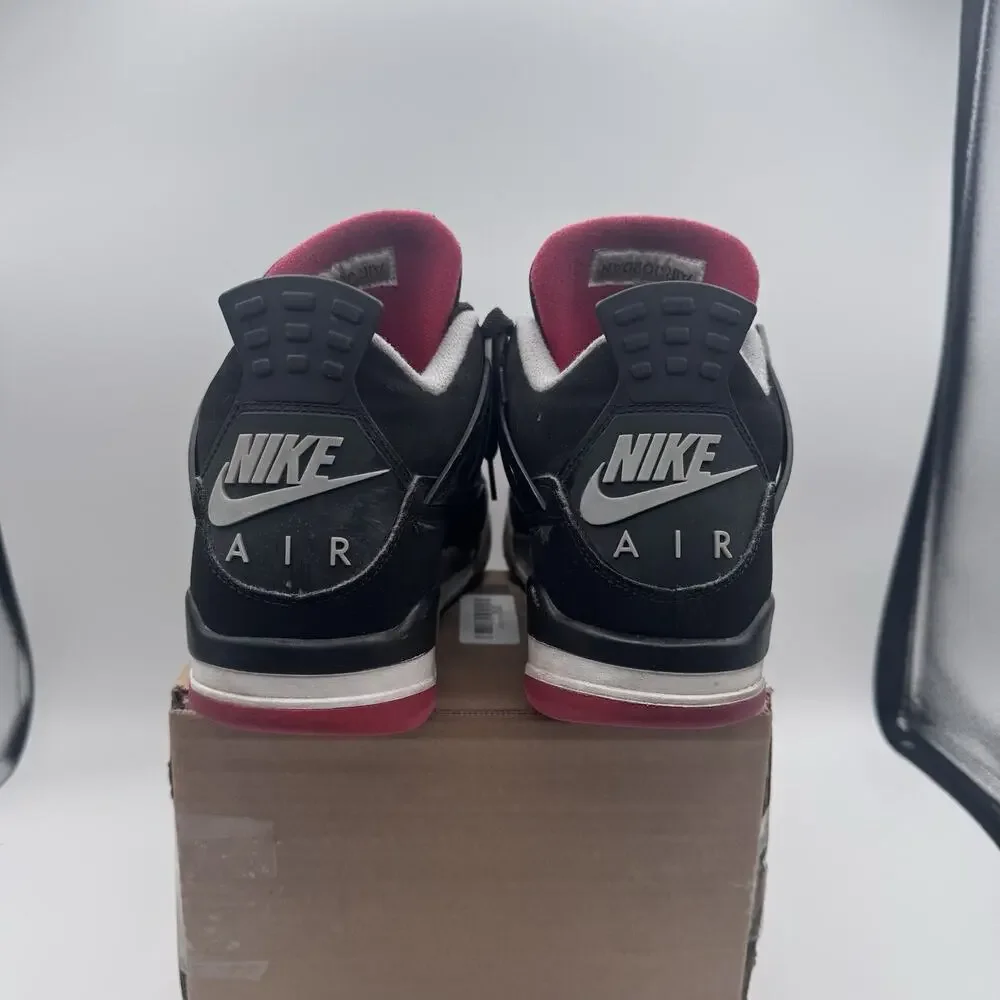 Jordan Air Jordan 4 Retro Bred 2019 308497-060 Size 9